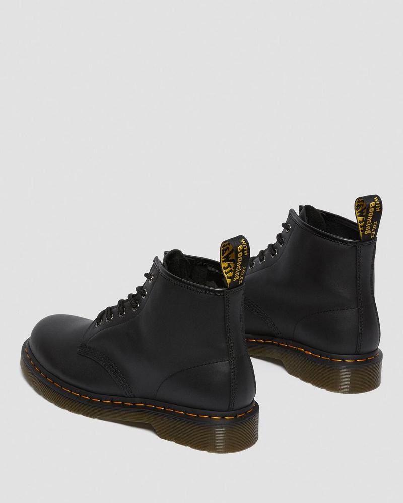 Dr Martens 101 Læder Ankelstøvler Herre Sort | DK 406VRW